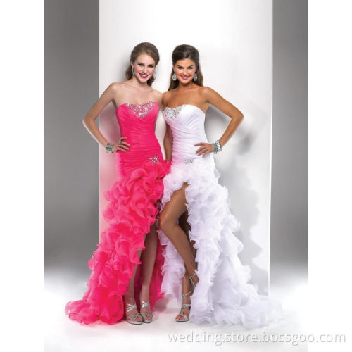 Sweetheart Beading Organza Prom dresses
